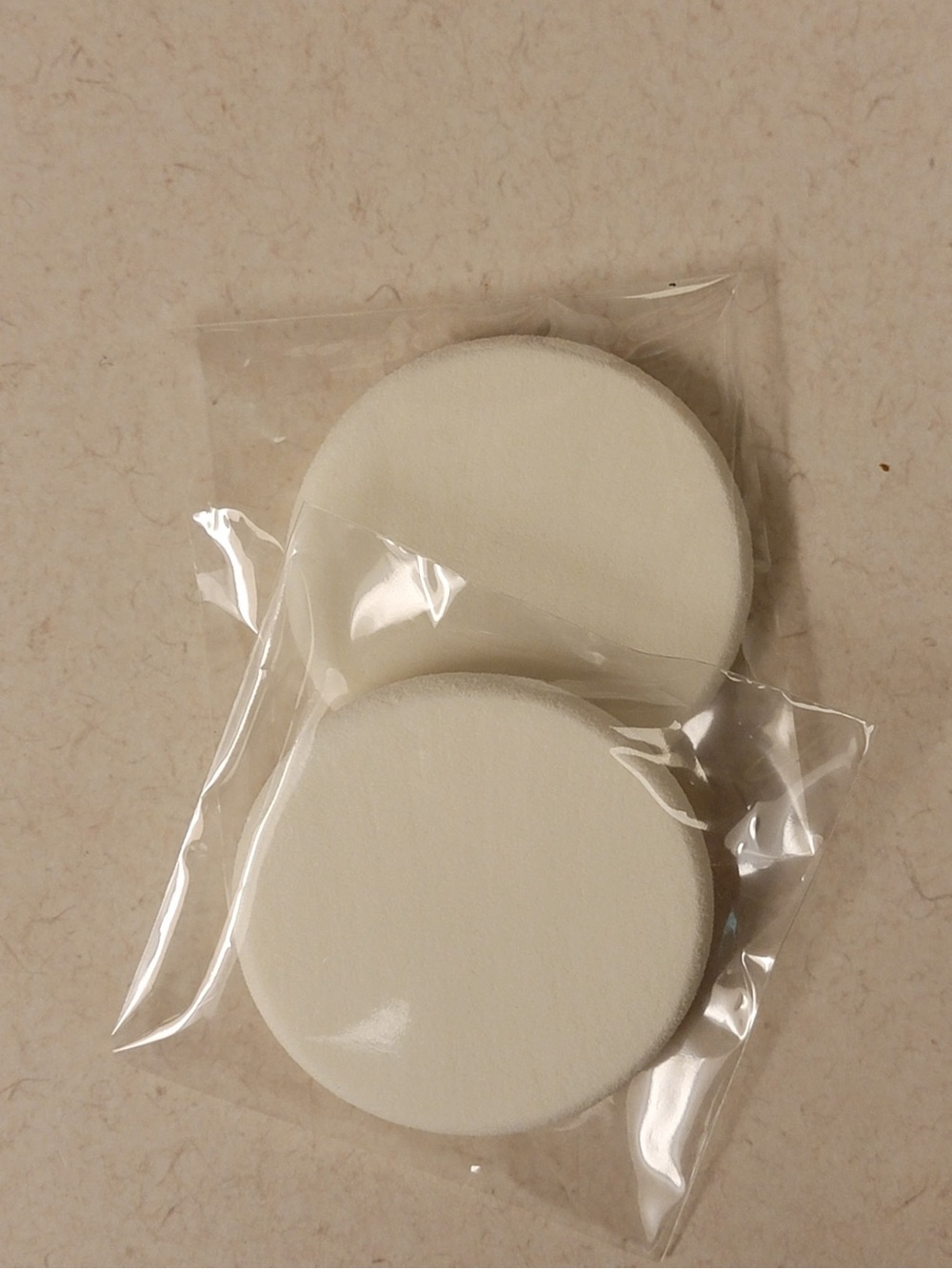 Lancome White Round Makeup Foam Pads - Set of 2